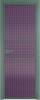 Межкомнатная дверь Profil Doors 2 AX цвет профиля Зеленый воск, стекло безопасное 6 мм мору фиолетовое 800x2000