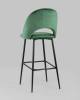 Набор из 2 барных стульев Stool Group Меган AV 415-H30-08(B) X2 зеленый, велюр фото 6