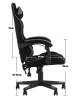 Кресло компьютерное Stool Group TopChairs Shadow GF-8079 black+blue черно-синий фото 14