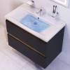 Мебель для ванной AM.PM X-Joy 80 подвесная, черная матовая фото 5