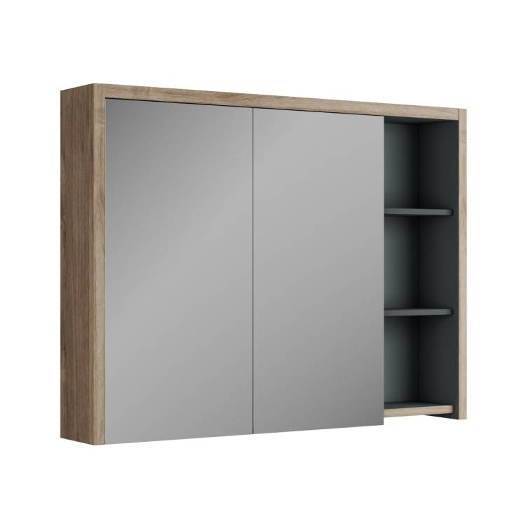 Зеркало-шкаф Veneciana Olona 100 610020 пихта, графит