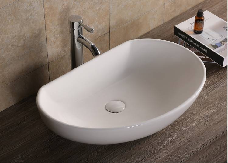 Раковина Cerutti Spa CR7074 белая, 61x41