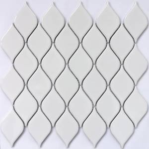 Мозаика Bonaparte Melany White Glossy (4.8x8.6) 26.4x28