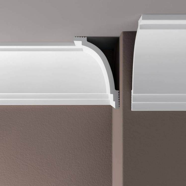 Карниз Де-Багет XPS POLYMER ПП08 110/70 200x7x11