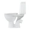 Унитаз-компакт Sanita Марс WC.CC/Mars/2-DM.Rim/WHT.G/S1 безободковый, сиденье микролифт, белый фото 3