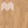 Паркетная доска Lab Arte Chevron Pro Французская Елка Дуб Натур Флора лак 490-600x110x14