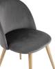 Набор из 4 стульев Stool Group Лион DC-69030 HLR-21 X4 серый фото 7