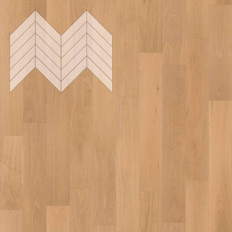 Паркетная доска Lab Arte Chevron Pro Французская Елка Дуб Натур Флора лак 490-600x110x14