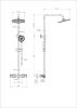 Душевая стойка Wonzon & Woghand WW-B3051-A-CR с термостатом, хром фото 2