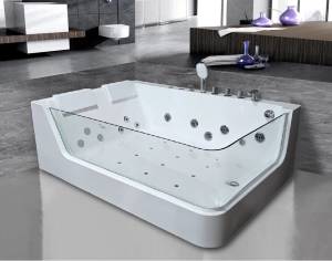 Акриловая ванна Cerutti Spa C-495L гидромассажная, белая, 170x120
