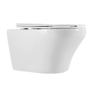 Унитаз подвесной Art&Max Gina AM218CHR/SC с сиденьем, белый