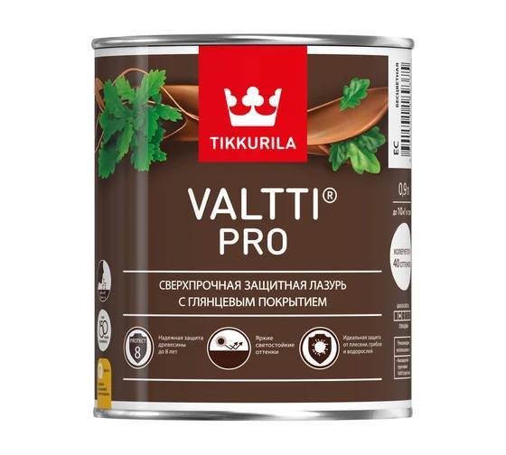 Лазурь защитная Tikkivala Valtti Pro глянцевая палисандр 0.9 л