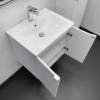 Тумба с раковиной Comforty Лима-60П 00-00019238 подвесная, белый матовый фото 5