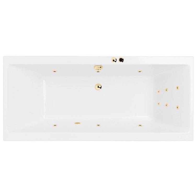 Акриловая ванна Excellent Pryzmat 170x75 "LINE" (золото)