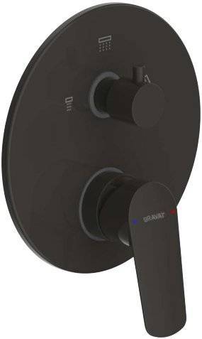 Смеситель для ванны с душем Bravat Rhein PB8429564BW-3-ENG