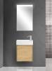 Тумба под раковину Belbagno Kraft Mini KRAFT MINI-500/260-1A-SO-RNN-L 45x25x50 Rovere Nebrasca Nature подвесная с распашной дверцей, левосторонняя фото 3