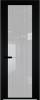 Межкомнатная дверь Profil Doors 2 AGP цвет профиля Черный, стекло безопасное 6 мм страйп 600x2000