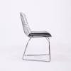 Стул обеденный Stool Group Bertoia BTY-18-P6 CH/BL с черной подушкой фото 3