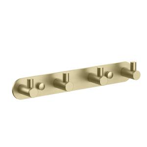Вешалка Aquatek Европа AQ4123BG на 4 крючка, золото шлифованное