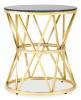 Стол журнальный Stool Group Вива EET-080-TG сталь золото 50x50