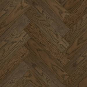 Паркетная доска Quartz Parquet Английская Елка 33-413 Дуб Брауни 635x127x5