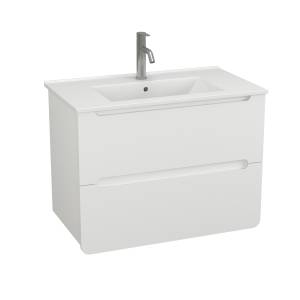 Тумба с раковиной Veneciana Orinoko 80 58060 белый глянец