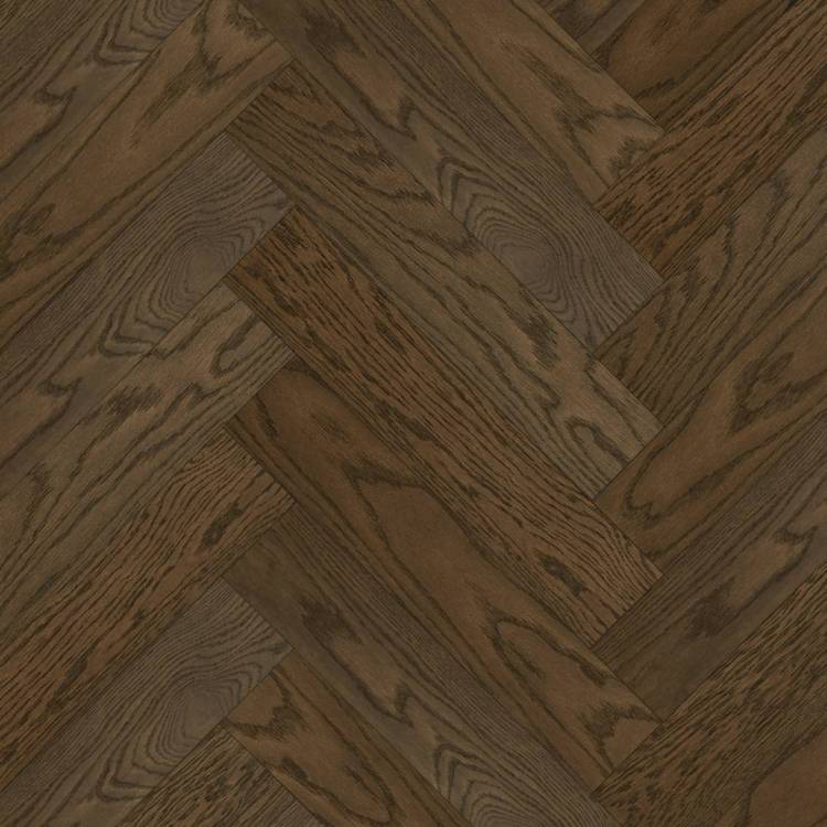 Паркетная доска Quartz Parquet Английская Елка 33-413 Дуб Брауни 635x127x5