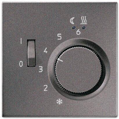 Регулятор теплого пола 10(4)А Jung LS 990 антрацит FTRAL231AN