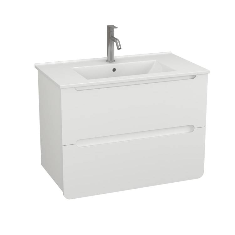 Тумба с раковиной Veneciana Orinoko 80 58060 белый глянец