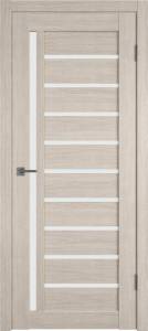 Межкомнатная дверь Владимирская Фабрика Дверей Atum 11 Cappuccino стекло White Cloud 900x2000