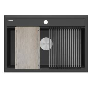 Мойка кухонная Paulmark Stepia-Multi Sink 80 PM187551-AN антрацит, 51x75