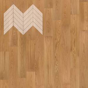 Паркетная доска Lab Arte Chevron Французская Елка Дуб Рустик лак 600-490x110x14/3