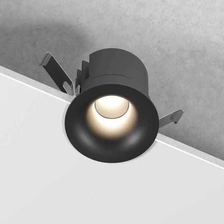 Встраиваемый точечный светодиодный светильник Elektrostandard Bliss 25070/LED 15W 4000K черный