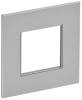 Рамка 1-постовая IEK Skandy SK-M12-M-K23 серебряный