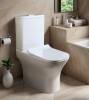 Унитаз-компакт Cerutti Spa Vettore CT10816 безободковый, сиденье микролифт, белый фото 3