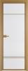 Межкомнатная дверь Profil Doors 4 AX цвет профиля Золото, стекло безопасное 6 мм мору белый 600x2000