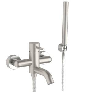 Смеситель для ванны Remer X-Style X02XV сталь