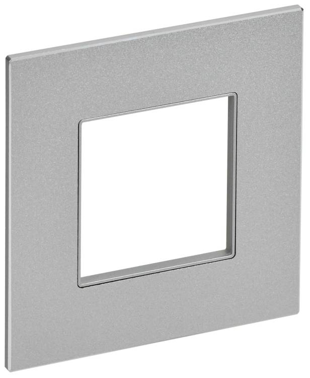 Рамка 1-постовая IEK Skandy SK-M12-M-K23 серебряный