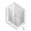 Душевое ограждение NEW TRENDY NEW SOLEO PLUS складные двери L 100x90x195 K-0378 (хром) фото 3