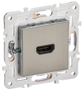 Розетка HDMI IEK Skandy SK-H10-K50 никель