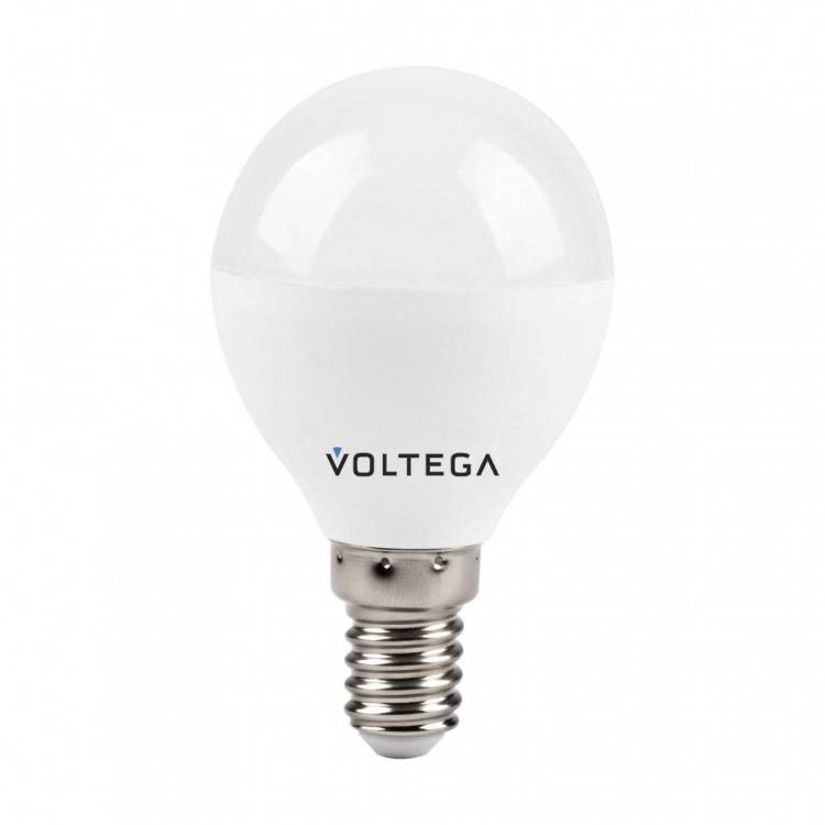 Лампа светодиодная Voltega Simple E14 10W 4000K матовая 8454