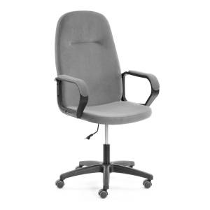Кресло компьютерное Tetchair Leader (22) 25039 серый, велюр
