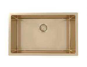 Мойка кухонная Alveus Quadrix New 60 1153742 Bronze с донным клапаном, 74x44