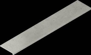 Ступень Italon Авангард 620070002788 Сильвер угловая правая 33x160