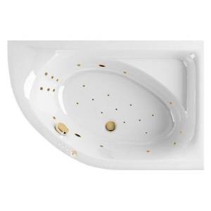 Акриловая ванна Excellent Aquarella ULTRA WAEX.ARP15.ULTRA.GL 150x100 правая, золото