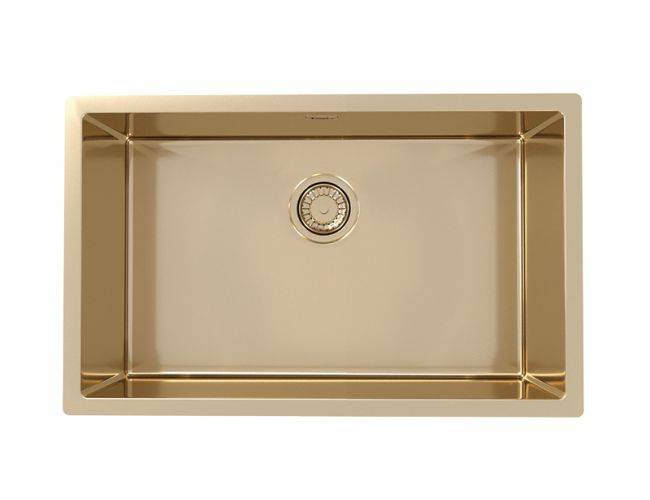 Мойка кухонная Alveus Quadrix New 60 1153742 Bronze с донным клапаном, 74x44