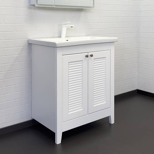 Тумба с раковиной Comforty Классик-70 00-00013804 белый