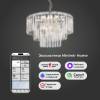 Люстра подвесная хрустальная Eurosvet Elegante 10130/8 хром/прозрачный хрусталь Strotskis Smart фото 4