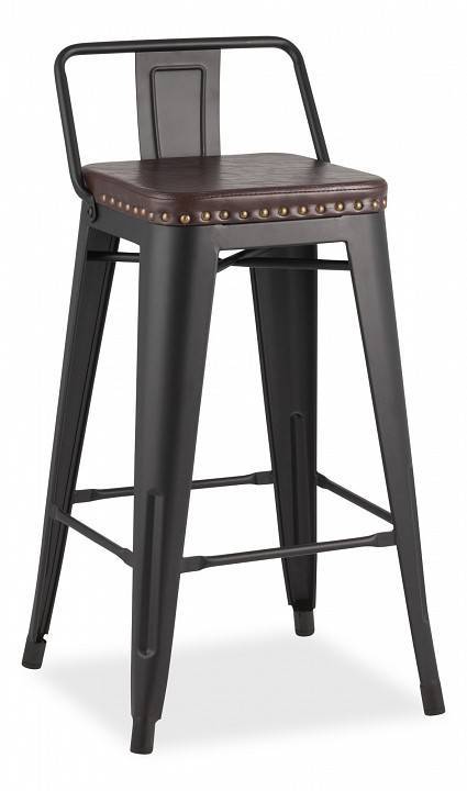 Стул барный Stool Group Tolix Soft LF626A MATTE BLACK 3474+PU7005 черный матовый