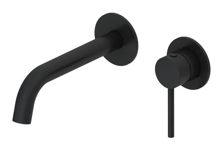 Смеситель для раковины Oliveeka Y OL-88869017-MB с внутренней частью, черный матовый